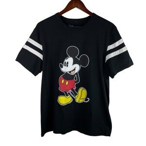 Disney | Black Varsity Football Mickey Mouse Tee Shirt